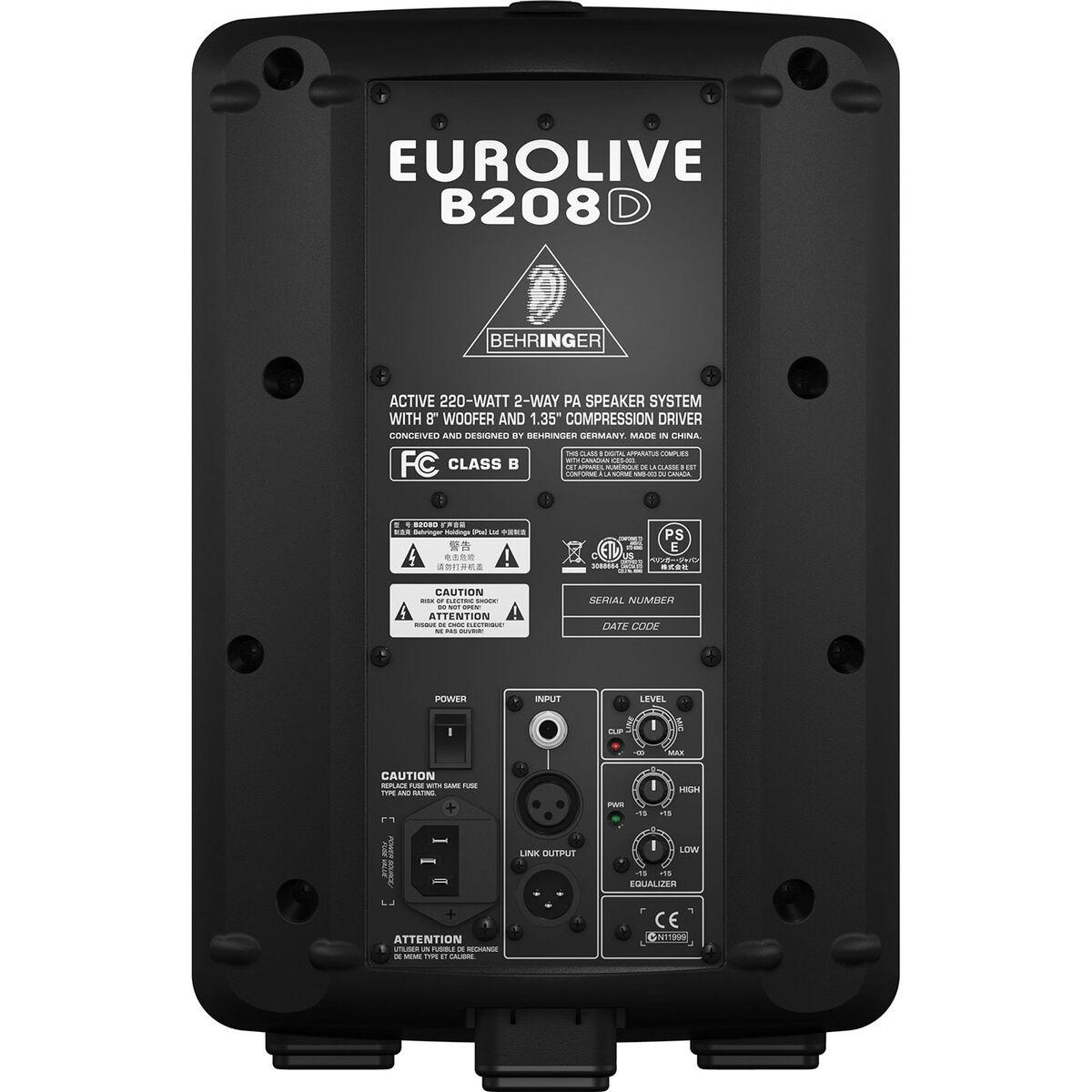 Behringer B208D Eurolive Active 220W 8